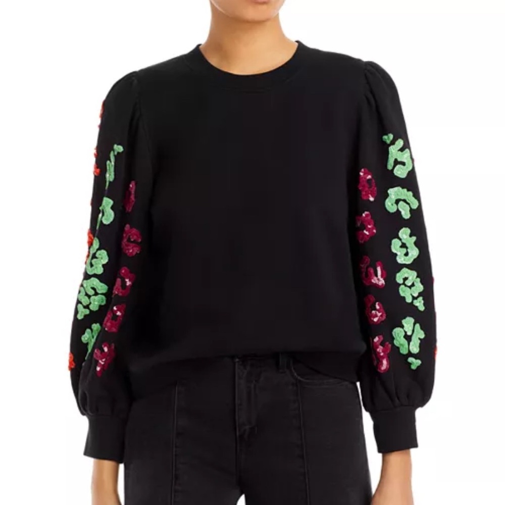 NWT Essentiel Antwerp Christobald Embroidered Sweatshirt